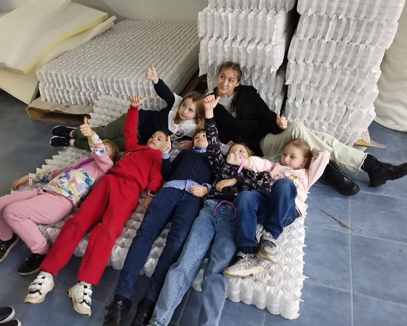 Экскурсия по производству Mr.Mattress для детей