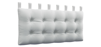 Кроватное изголовье Soft M White 160 (дисконт)